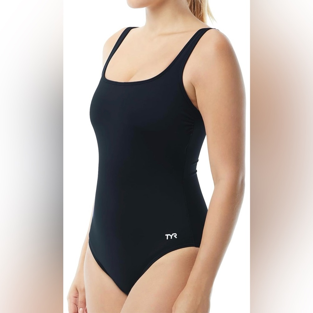 TYR Women's Durafast Elite Scoop Neck Controlfit One Piece Swimsuit